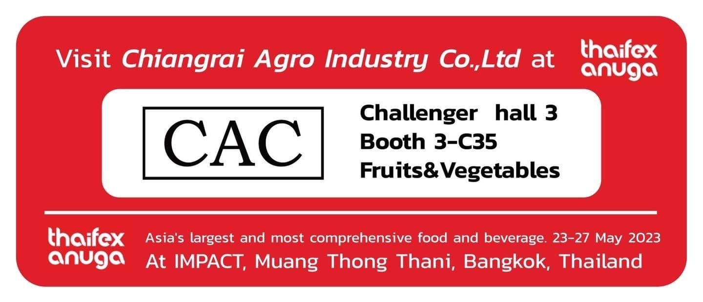 Thaifex - Anuga Asia 2023 in Bangkok at Challenger Hall3 Booth 3-C3